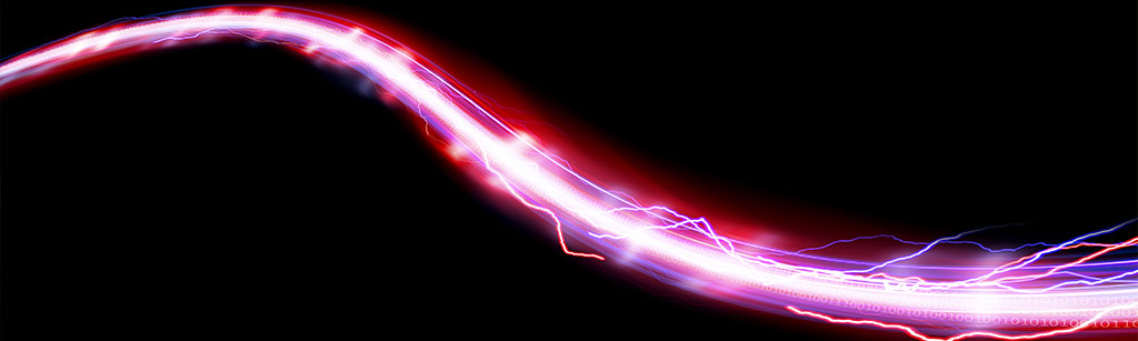 Purple fibre broadband cable