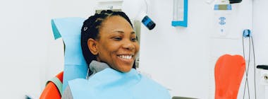 smiling woman dentist