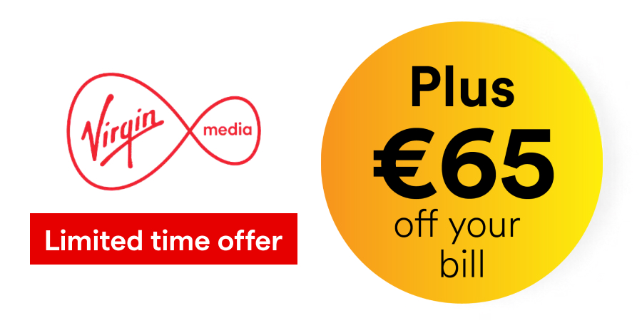 €65 Bill credit with Virgin Media