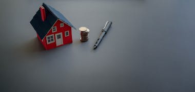 toy house with pen