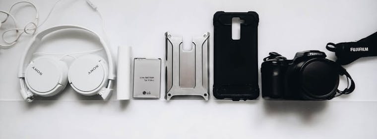 Selection of gadgets in a row