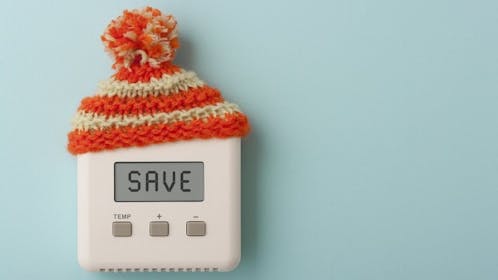thermostat in a hat